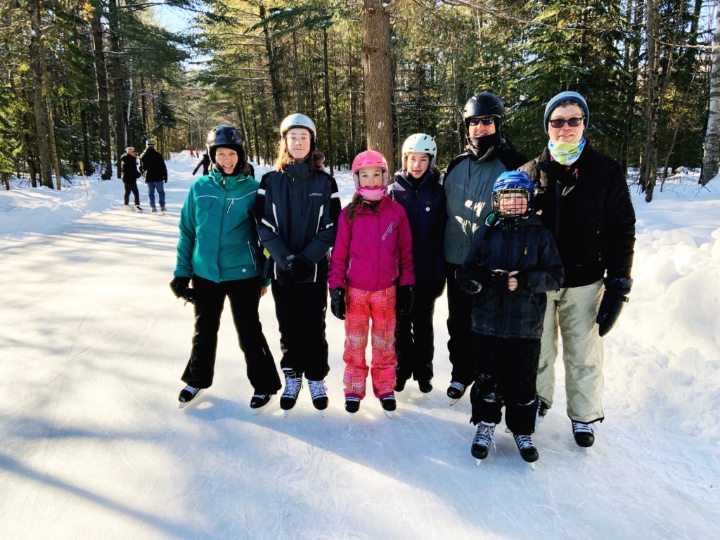 winter skating trail