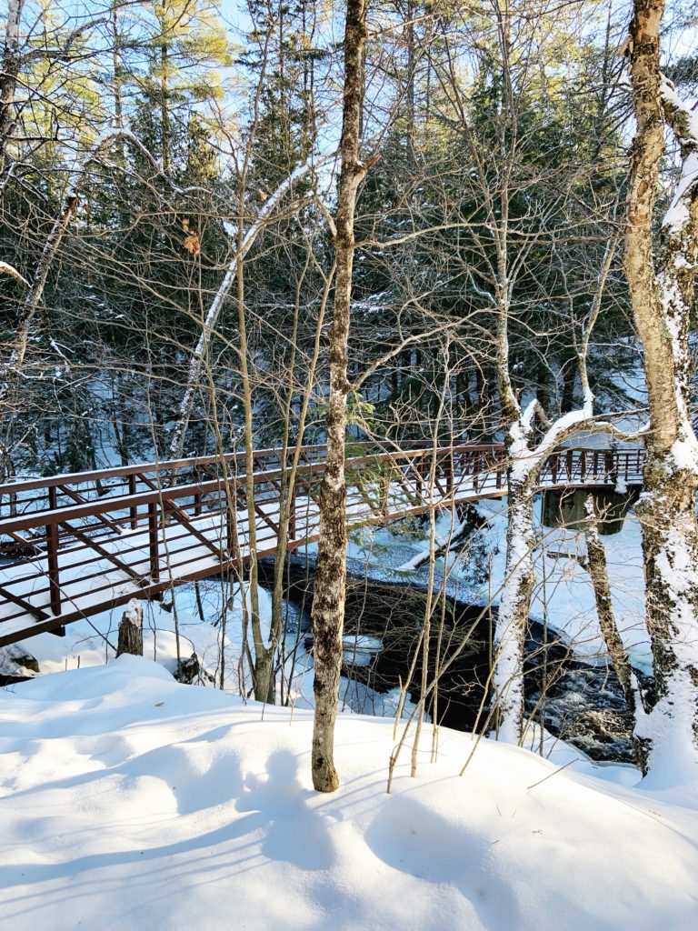 bridge over falls